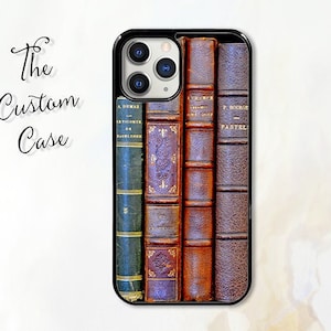 Antique Books Phone Case for iPhone 14 Pro Max, iPhone 11 12 13 Pro Max case iPhone XR, XS Max 7 8 Plus, Samsung S21, S22, S23