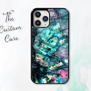 Labradorite Iphone Case for iPhone 14 Pro Max, iPhone 11 12 13 Pro Max case iPhone XR, XS Max 7 8 Plus, Samsung S21, S22, S23