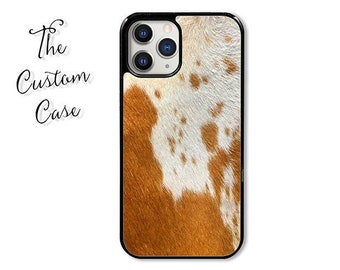 Cow Hide Print Phone Case, Country Western Phone Case, Cow Print, Fur Phone Case, Cowboy, Cowgirl Phone Case, Palomino Horse Hair Phone Case