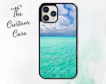 Beach Phone Case, Ocean Iphone Case, Turquoise Ocean Phone Case, @ the Beach Phone Case, Tropical Beach Phone Case, Sky and Water Phone Case