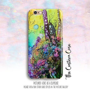 Coral Reef Art Phone Case, Blossom Reef, Original Alcohol Ink Art Art, Samsung S10/S10 PLUS, Samsung Note 9, xs max, Iphone xs/xr xsmax 8