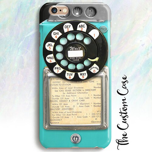 Retro Blue Payphone Vintage Payphone Phone Case Retro Aqua Etsy