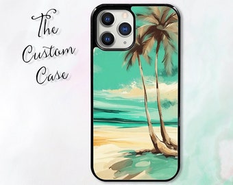 Retro Beach Vibe iPhone 14 Pro Max, iPhone 11 12 13 Pro Max case iPhone XR, XS Max 7 8 Plus, Samsung S21, S22, Z FLIP 4, Custom Case