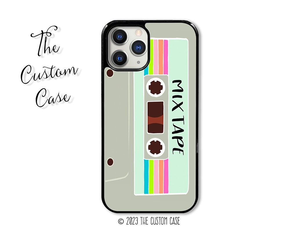 Mix Tape Cassette Tape Case for iPhone 14 Pro Max, iPhone 11 12 13 Pro Max  Case iPhone XR, XS Max 7 8 Plus, Samsung S21, S22, S23 