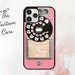 Retro Pink Payphone for iPhone 14 Pro Max, iPhone 11 12 13 Pro Max case iPhone XR, XS Max 7 8 Plus, Samsung S21, S22, Z FLIP 4 