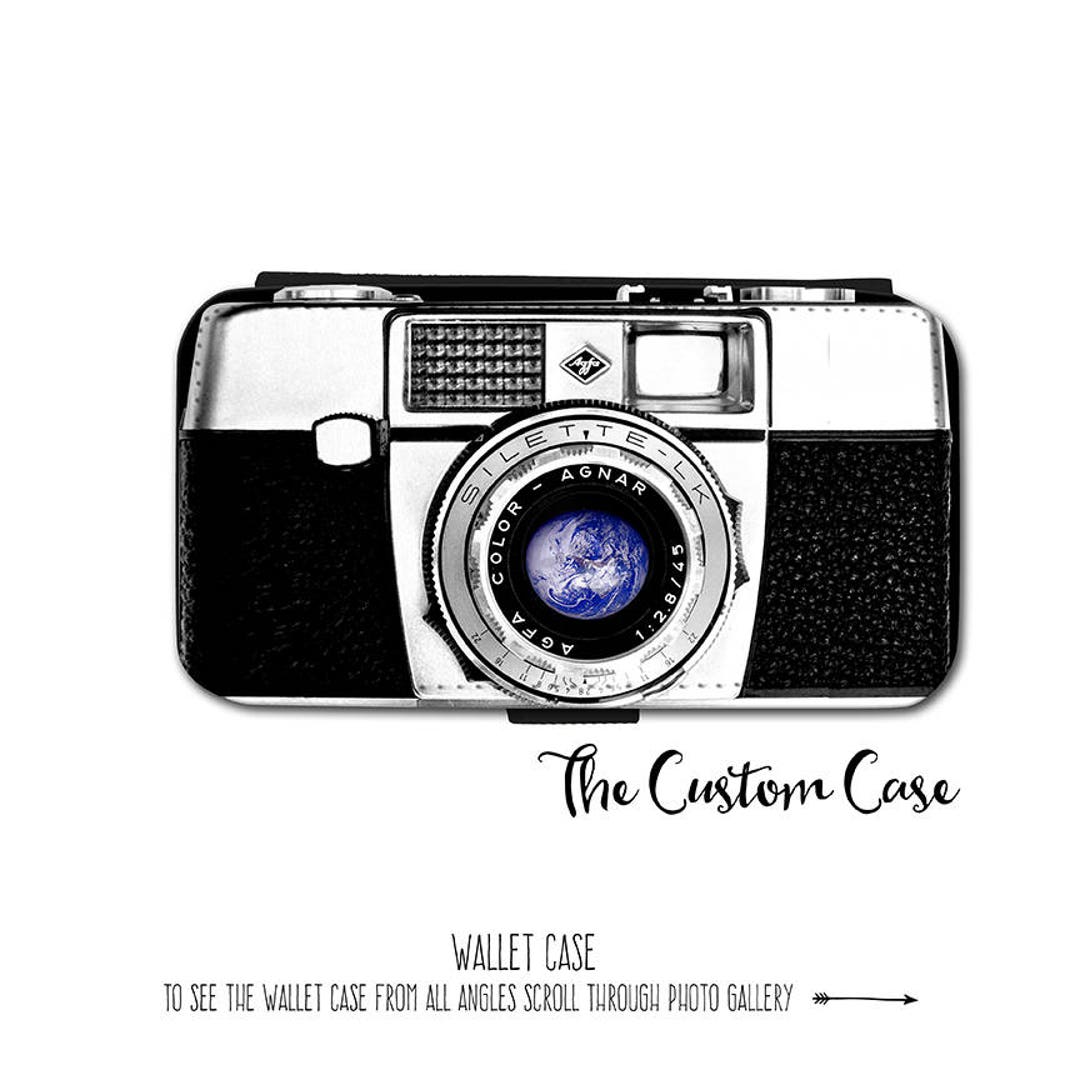 Retro Camera Wallet Case Hipster Vintage Camera Wallet Case Etsy