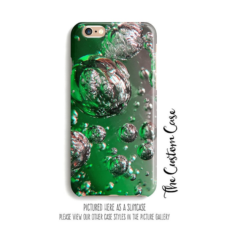 Water Bubbles Iphone Case Green Bubbles Phone Case Ocean Etsy
