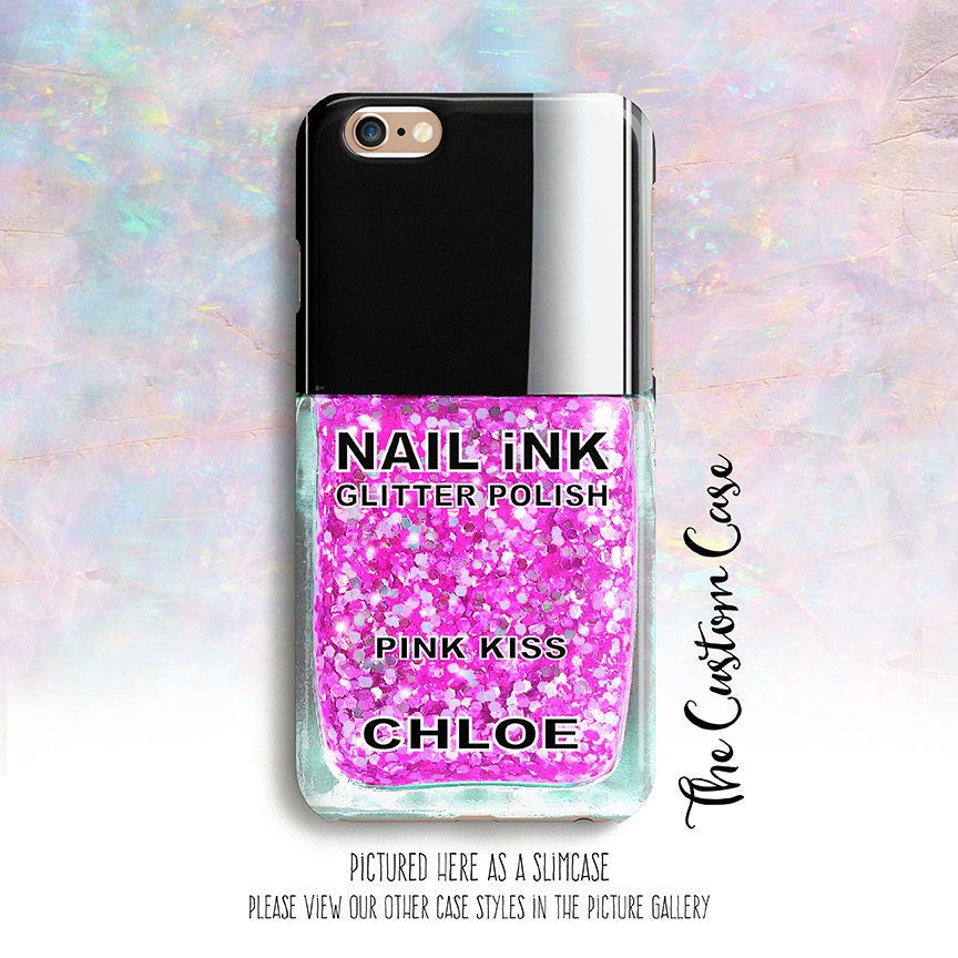 Glitter Nail Polish Phone Case 12 GLITTER SPARKLE COLORS Etsy