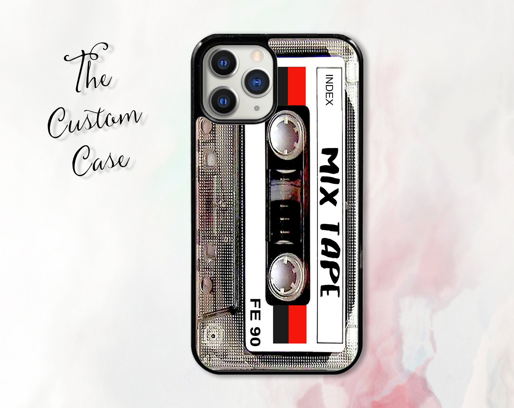 Cassette Tape Phone Case, Retro Vintage Video Tape Cover for