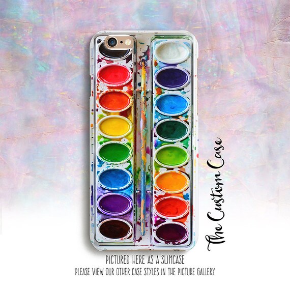 watercolor palette iphone case
