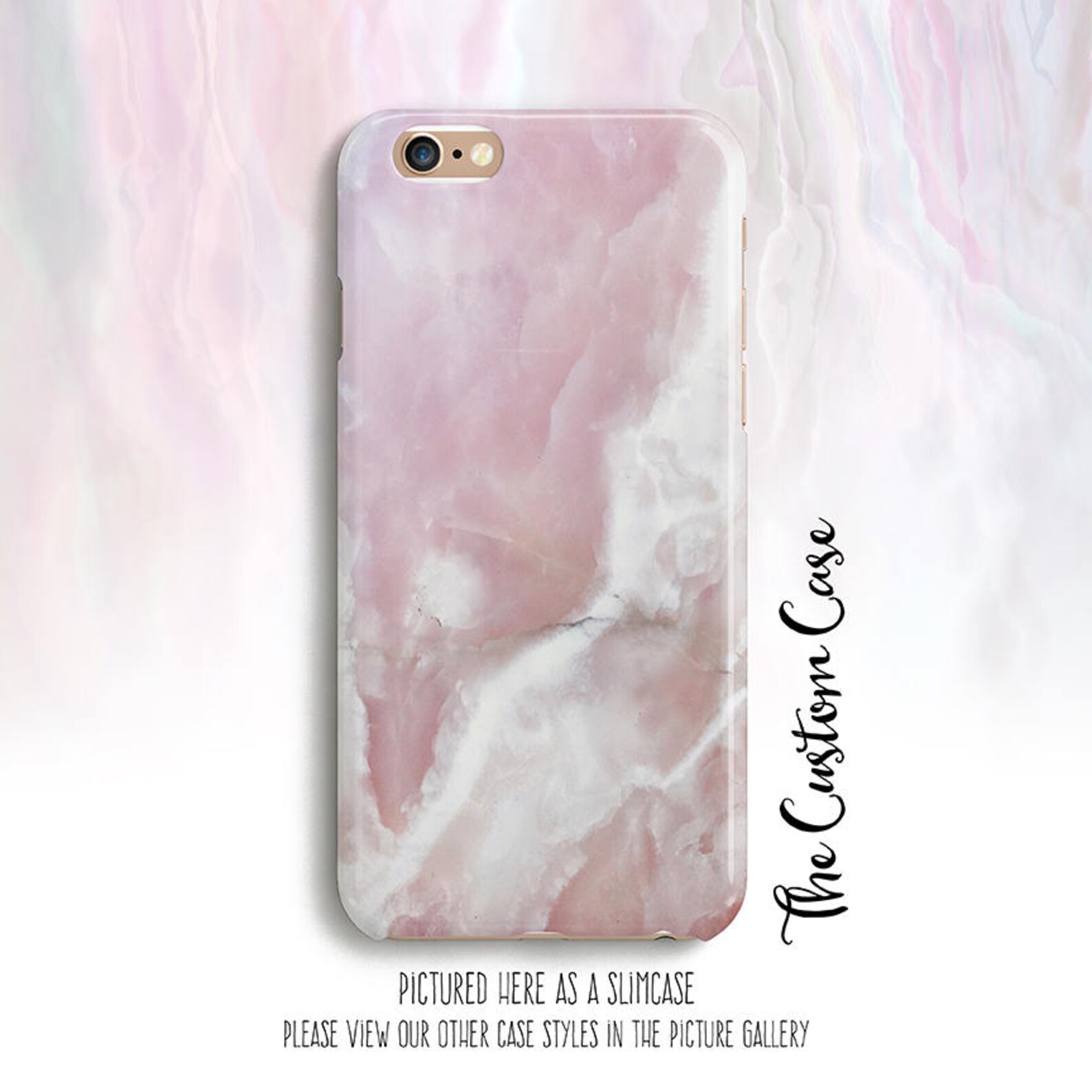 Pink Marble Phone Case Soft Pink Stone Phone Case Iphone and Etsy
