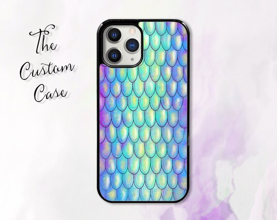 Mermaid Scales Phone Case Purple and Green Mermaid Phone Case