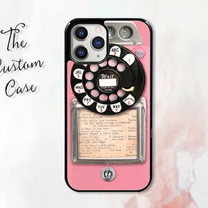 Retro Pink Payphone for iPhone 14 Pro Max, iPhone 11 12 13 Pro Max case iPhone XR, XS Max 7 8 Plus, Samsung S21, S22, S23 plus ultra image 5