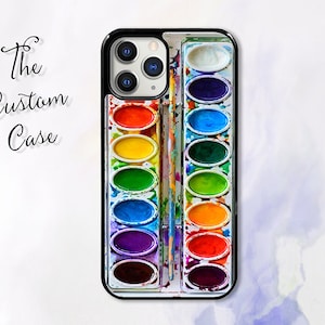 Watercolor Palette Phone Case for iPhone 14 Pro Max, iPhone 11 12 13 Pro Max case iPhone XR, XS Max 7 8 Plus, Samsung S21, S22, S23 image 7