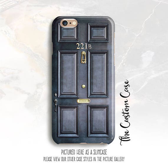 Sherlock Holmes Inspired Phone Case Door Number 221b Phone Case For Iphone X Case Iphone 8 And Samsung Cases