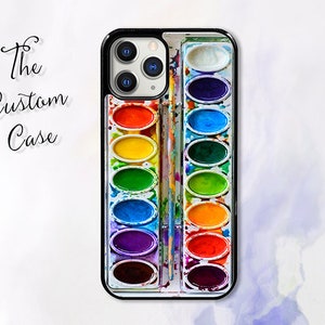 Watercolor Palette Phone Case for iPhone 14 Pro Max, iPhone 11 12 13 Pro Max case iPhone XR, XS Max 7 8 Plus, Samsung S21, S22, S23 image 4