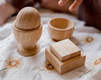 Montessori Egg, Ball and Cup set