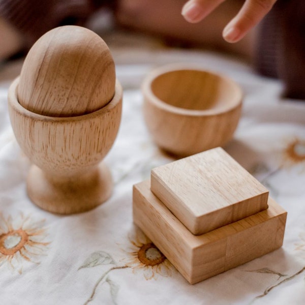 Montessori Egg, Ball and Cup set