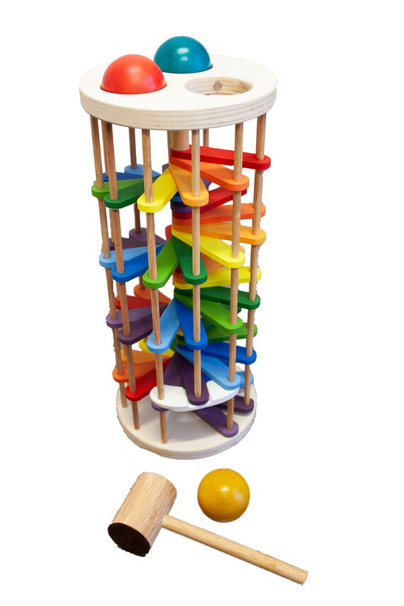 QToys Pound A Ball Tower | Etsy
