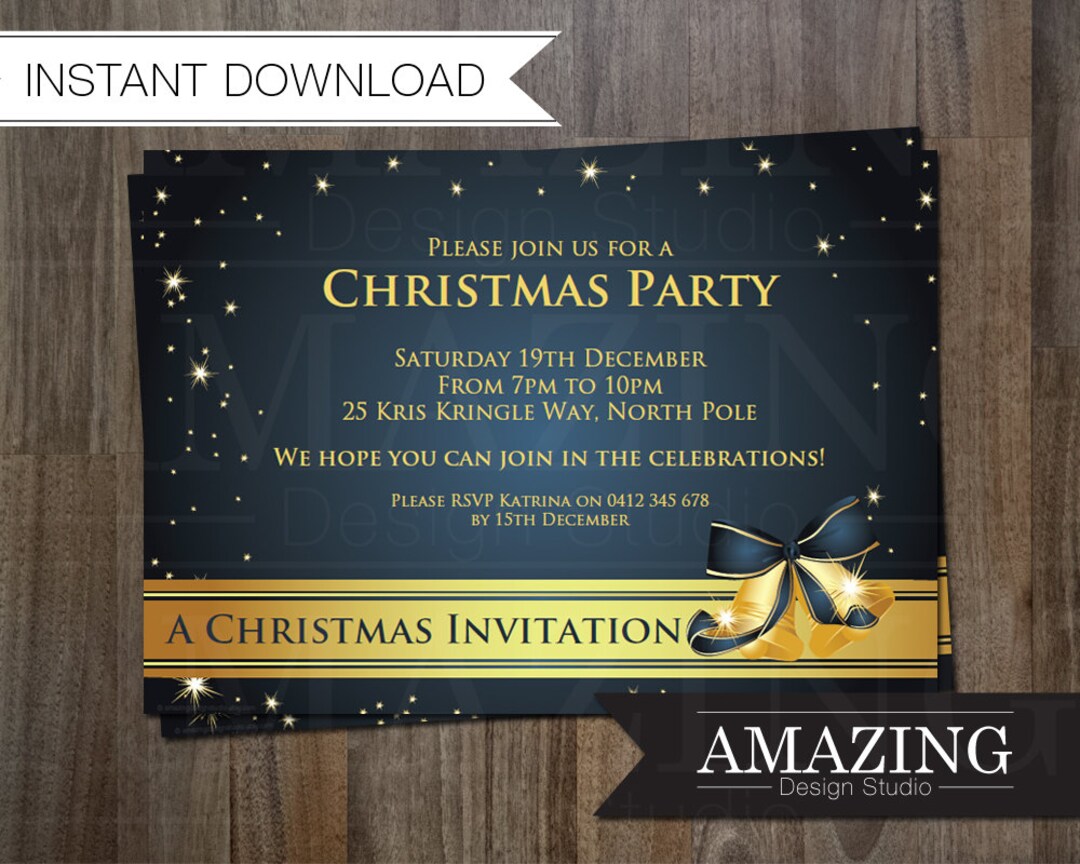 elegant-christmas-invitation-editable-printable-instant-etsy-new-zealand