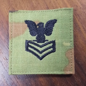 US Navy OCP Multicam Rank Petty Officer First Class Uniform Ready