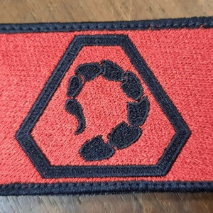 Command & Conquer Nod Brotherhood Black / Red Flag Patch