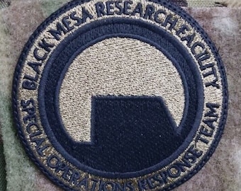 Black Mesa Security Forces SORT &#39;SWAT&#39; Logo Patch Half Life