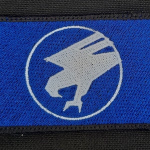 Command & Conquer GDI TD White / Blue Flag Patch 3x2 Inch