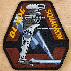 B-Wing Blade Squadron Embroidered Rebel Alliance Star Wars Patch