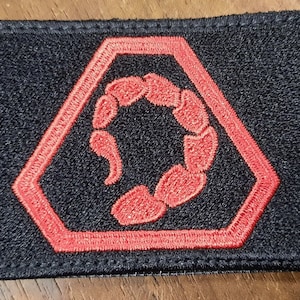 Command & Conquer Nod Brotherhood Red / Black Flag Patch
