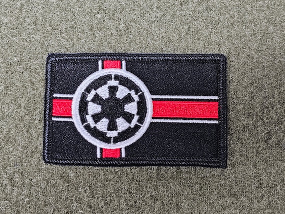 3D PVC STAR WARS IMPERIAL GALACTIC EMPIRE RUBBER HOOK LOOP PATCH GLOW IN DARK EB - Foto 10