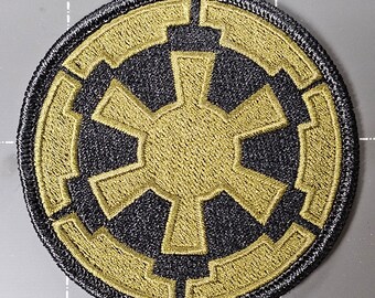 Antrix Toppa Morale Star Wars Impero Galattico, Ricamo 3D 8 Cm, Con Supporto A Strappo, Per Giacca Zaino, Militare