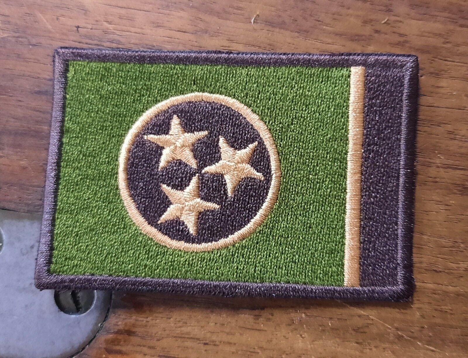Tennessee BDU Woodland Multicam Embroidered Flag Patch 3" x 2"