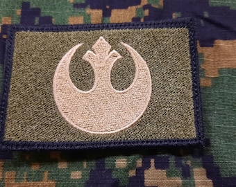 Star Wars Rebel Alliance Symbol Patch 3x2 Inch Embroidered