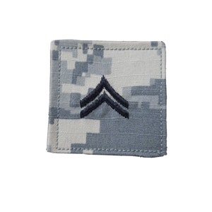 US Army ACU Rank E-4 CPL Corporal Patch Uniform Ready