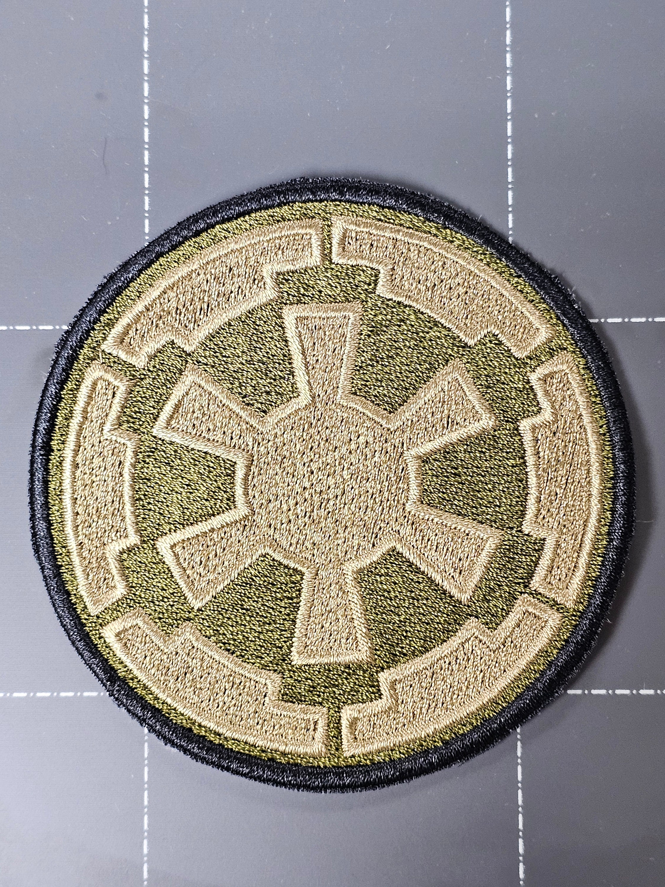 Toppa Militare Star Wars Impero Galattico, Ricamo 3D Con Chiusura A Strappo, Diametro 8 Cm, Per Softair E Collezionisti - 4