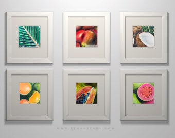 Puerto Rico Wall Art, Puerto Rico, giclee, gallery wall, fruit oil paintings, Puerto Rico Art, Puerto Rican Art, Puerto Rican decor