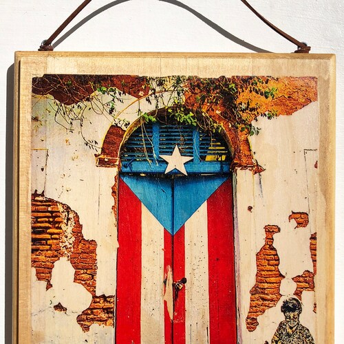 Puerto Rico Prints on Wood Wall Art Art on Wood Holiday Etsy
