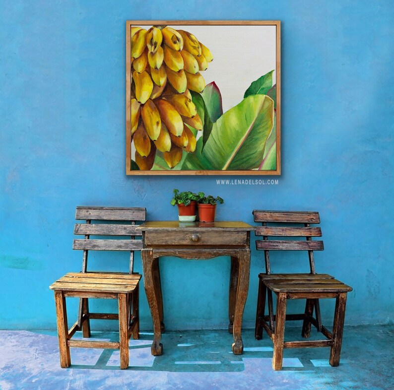 Painting of tropical fruit, Puerto Rico Wall Art, Puerto Rico, giclee, Puerto Rico Art, Puerto Rican Art, Puerto Rican Decor, Housewarming image 3