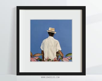 Framed Art, Puerto Rico, Caribbean Art, Puerto Rico Art, Puerto Rican Art, Framed Artwork, Framed Painting,