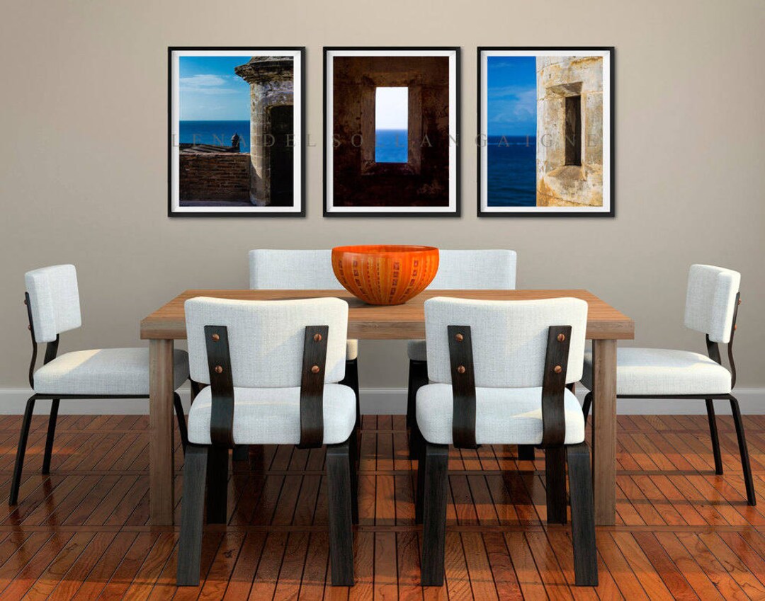 FRAMED SET, Limited Edition, Puerto Rico, El Morro, San Juan
