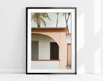 Tropical print - Puerto Rico wall art - Tropical print wall art - Large print for living room - Tropical photography - Architecture print