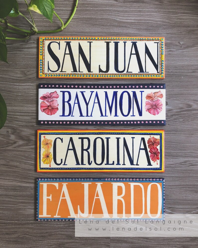 Custom Ceramic Sign Ceramic Tile Sign Puerto Rico Puerto Etsy