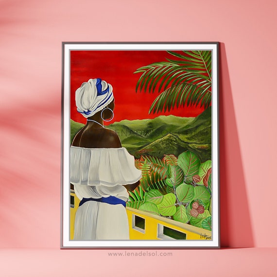 Puerto Rico Wall Art Puerto Rico Giclee Puerto Rico Art Etsy