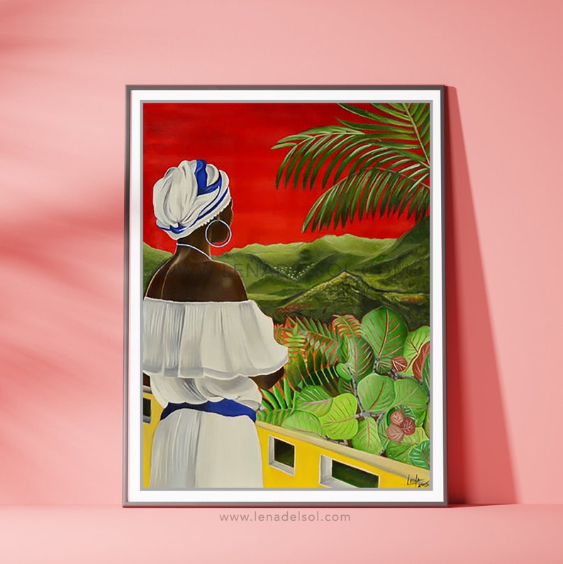 Puerto Rico Wall Art Puerto Rico giclee Puerto Rico Art Etsy