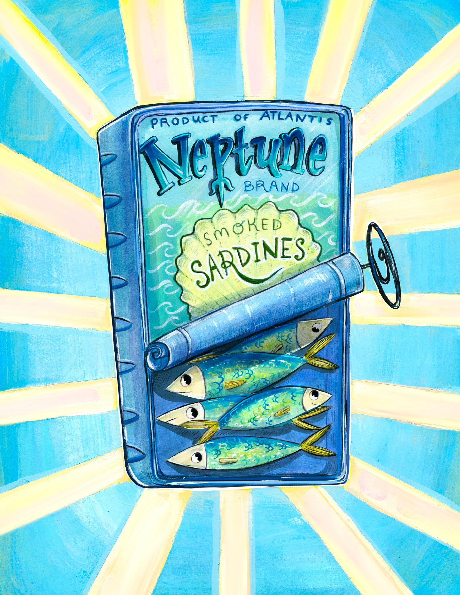 Sardines in a Can Signed Matte Print Etsy