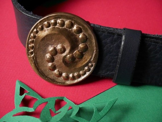 Buy Mandala Belt Buckle, One of a Kind Handcrafted, Sweater  display picture 2