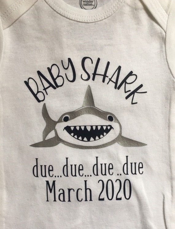 baby shark birth announcement