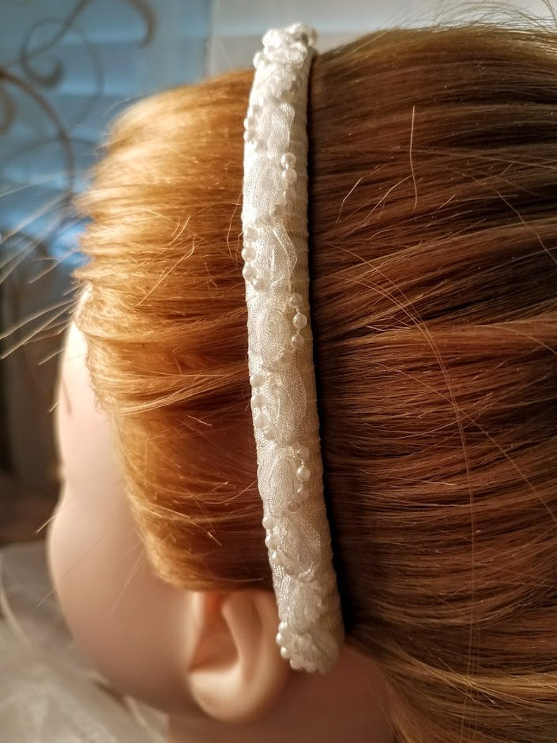 Formal Headband Bridal Veil Regal Headband Wedding Headband Bridal Accessories Headbands Bridal Hair Accessories Bridal Headband