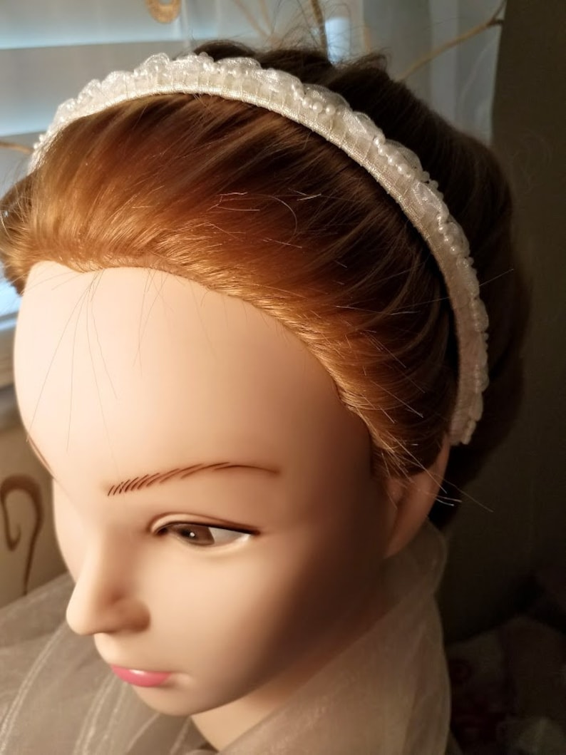 Formal Headband Bridal Veil Regal Headband Wedding Headband Bridal Accessories Headbands Bridal Hair Accessories Bridal Headband